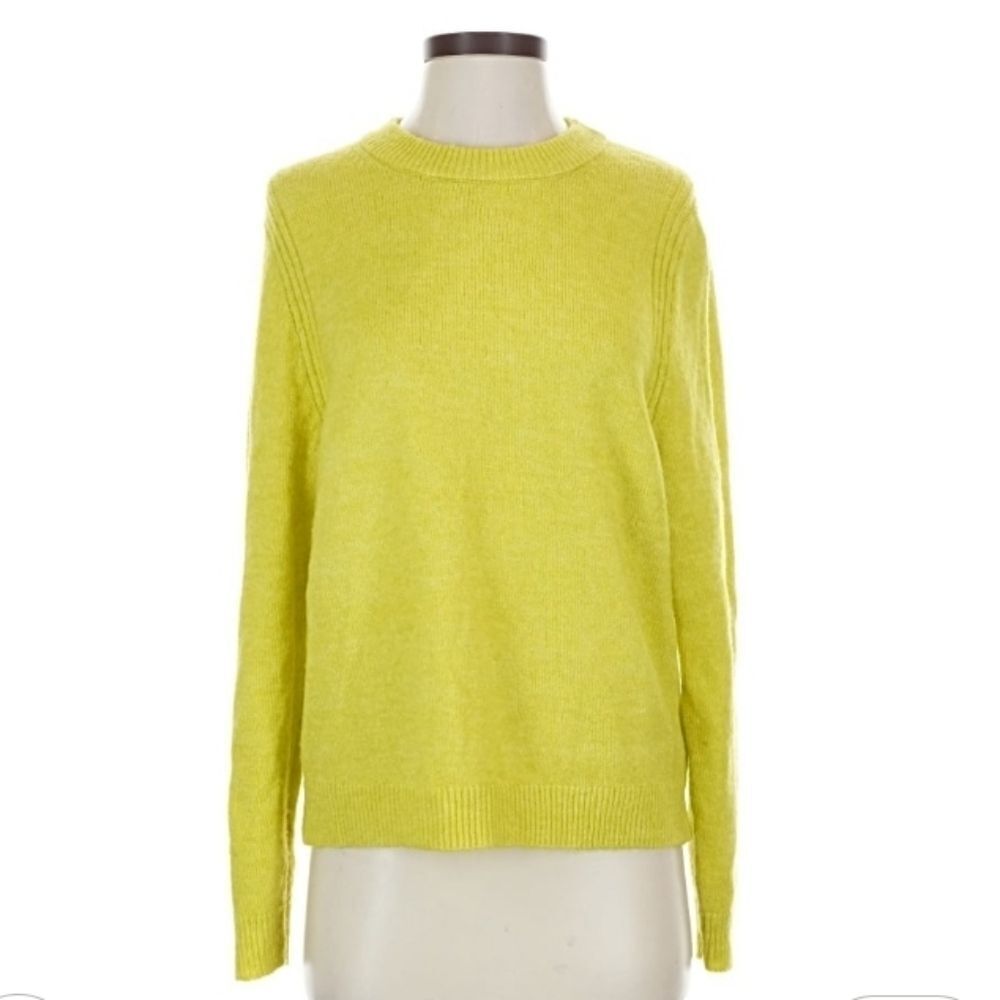 Lime Green Womens Sweater Small Y2k Top - Picture 2 of 9